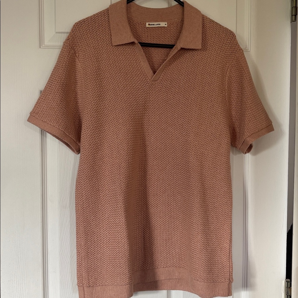 MARINE LAYER NWOT Conrad Sweater Polo - Picture 7 of 13